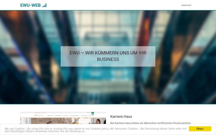 Screenshot of ewu-web.de