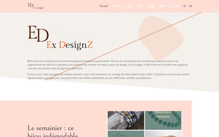 Captură de ecran a ex-designz.net
