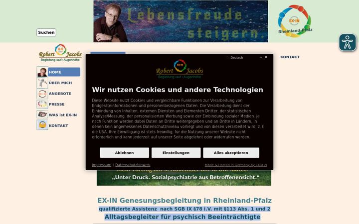 Screenshot of ex-in-rheinlandpfalz.de