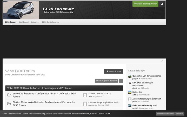 Screenshot stránky ex30-forum.de