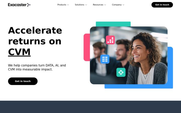 Screenshot of exacaster.com