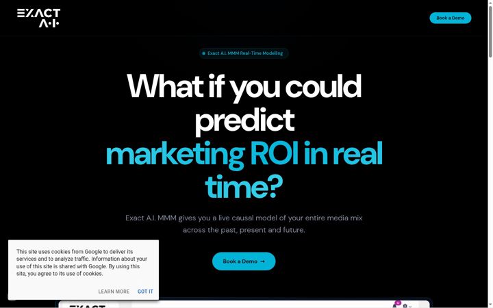 Screenshot of exactai.com