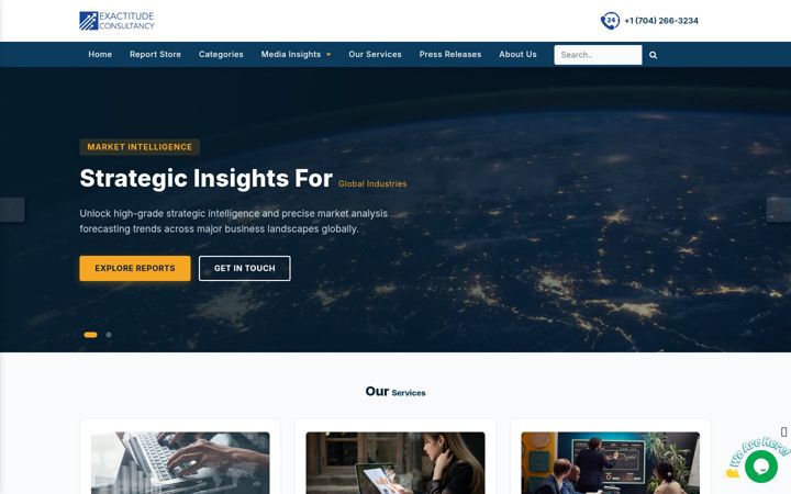 Screenshot of exactitudeconsultancy.com