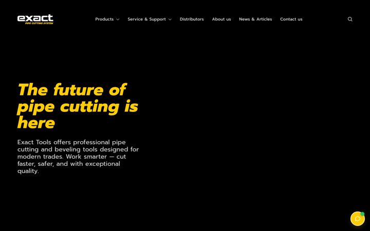 Screenshot of exacttools.com