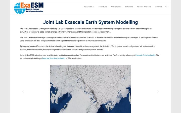 Screenshot of exaesm.de