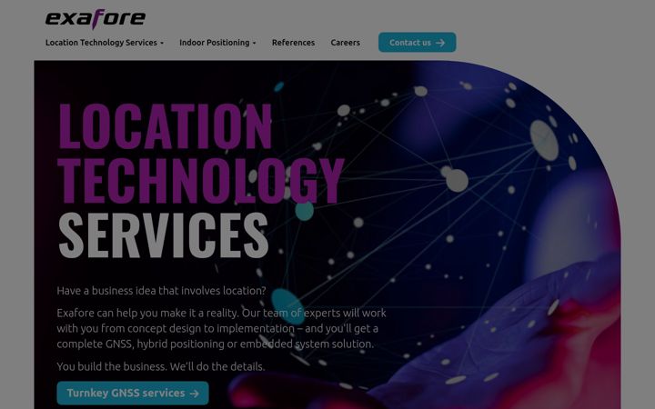 Screenshot of exafore.com