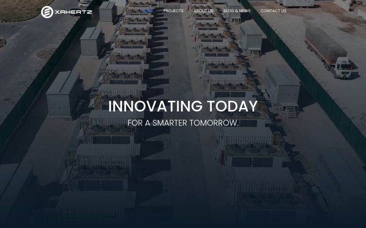 Screenshot of exahertz.com