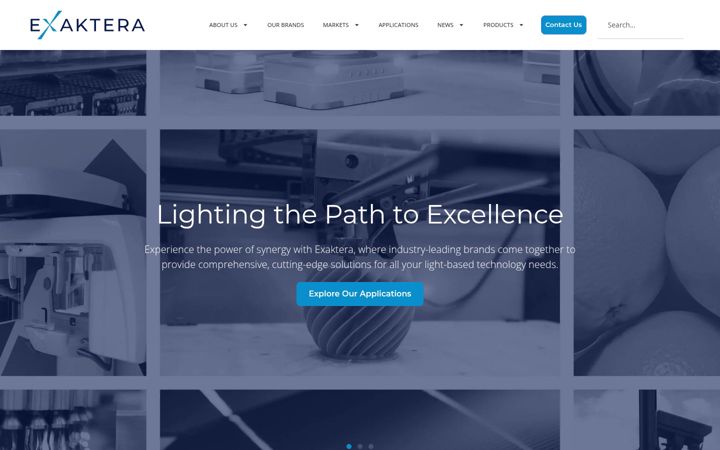Screenshot of exaktera.com