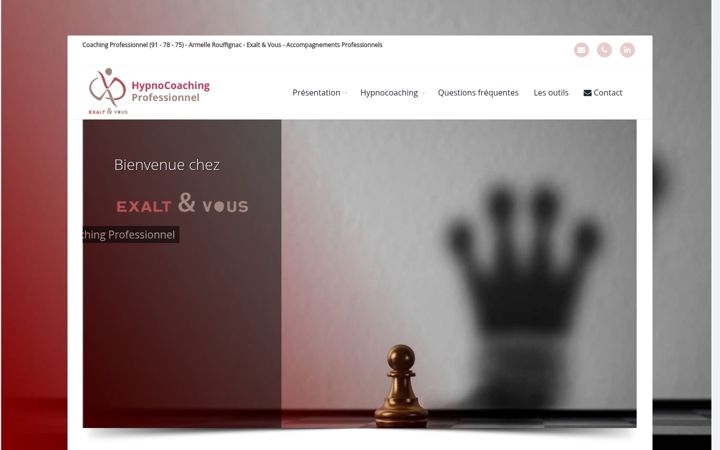 Screenshot of exalt-et-vous.fr