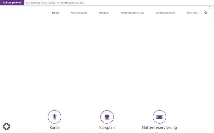 Captură de ecran a exaltoyoga.de