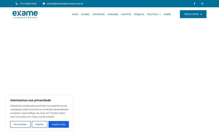 Snímek obrazovky examelabs.com.br
