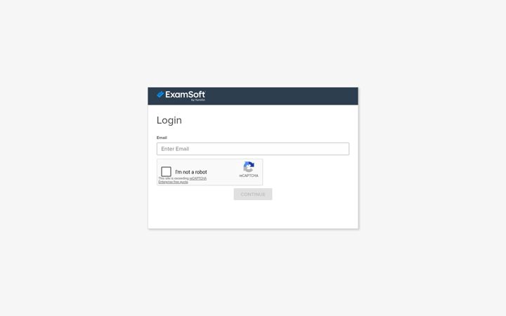 Screenshot of examsoft.io