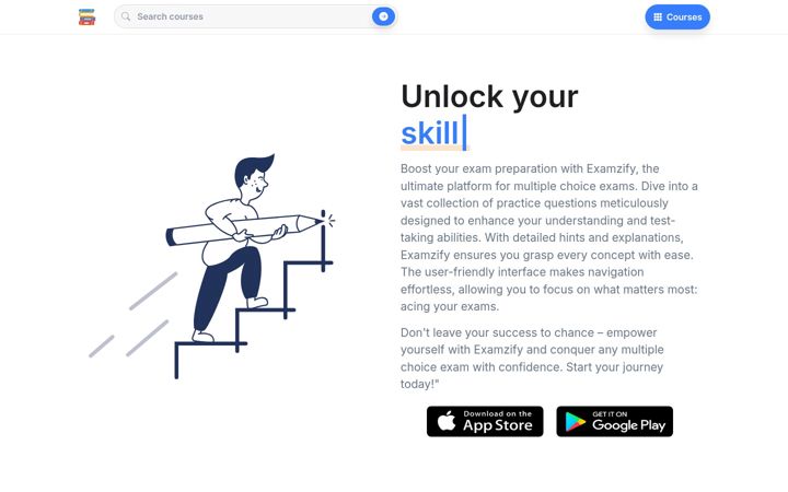 Skjermbilde av examzify.com
