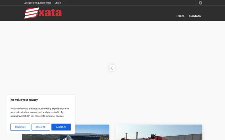 Screenshot of exatamontagem.com.br