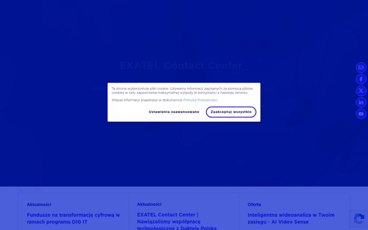 Screenshot di exatel.pl