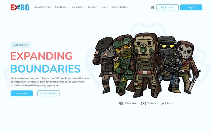 Screenshot of exbo.ru