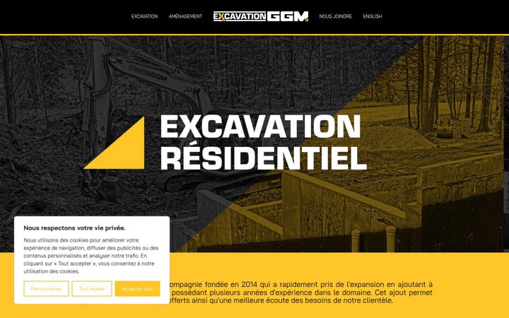 Képernyőkép: excavationggm.ca