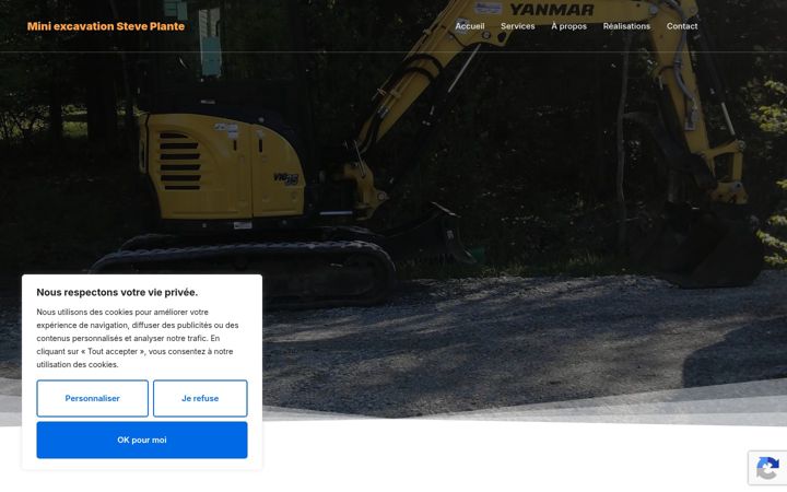 Képernyőkép: excavationsteveplante.ca