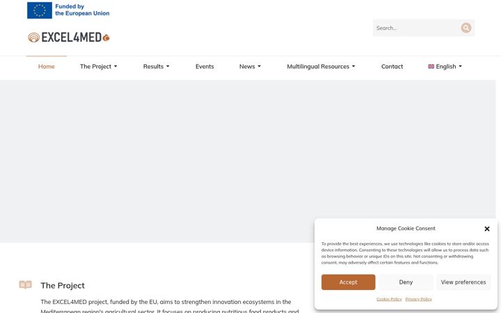 Screenshot of excel4med.eu