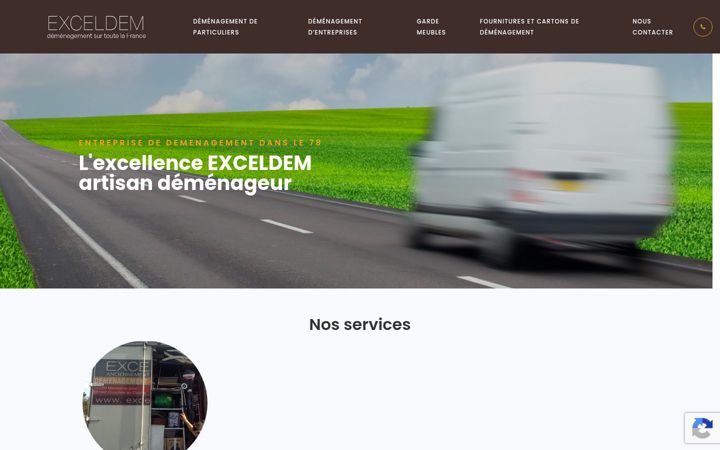 Screenshot of exceldem.fr
