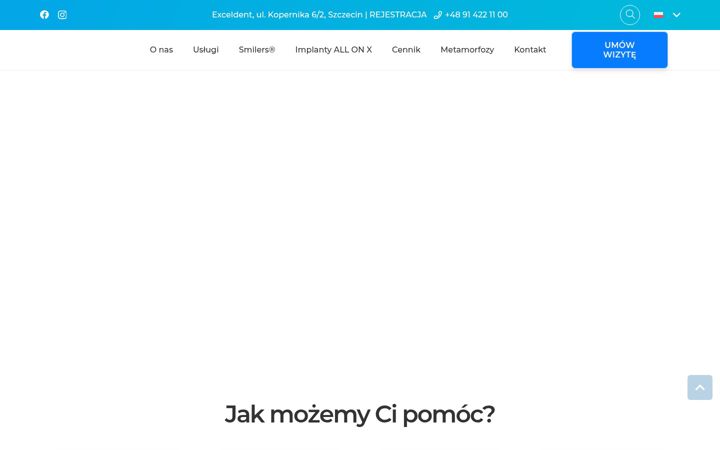 Képernyőkép: exceldent.pl