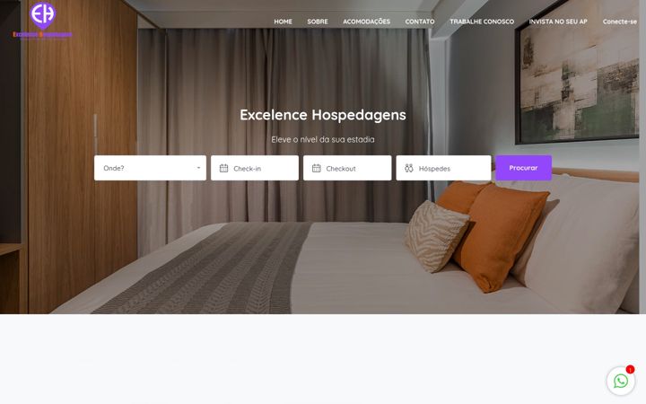 Screenshot di excelencehospedagens.com.br