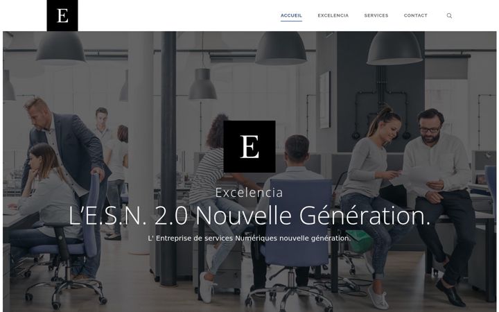Screenshot of excelencia.fr