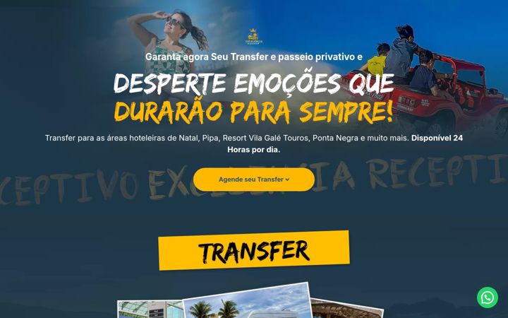 Screenshot of excelenciareceptivo.com.br