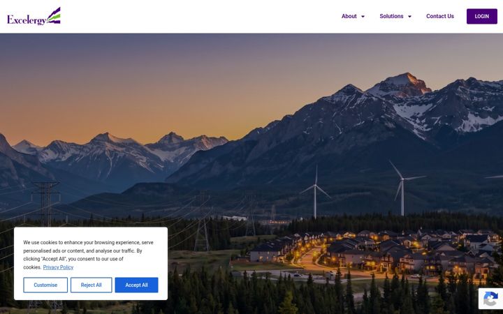 Screenshot of excelergy.com