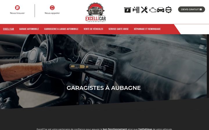 Screenshot of excell-car.fr