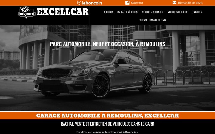 Screenshot of excellcar.fr