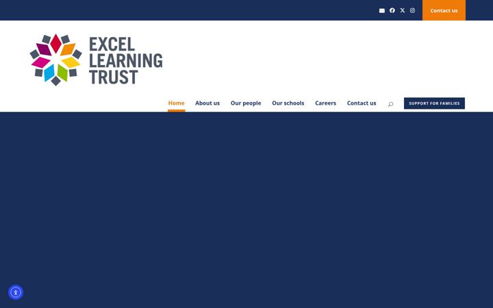 Screenshot of excellearningtrust.org.uk