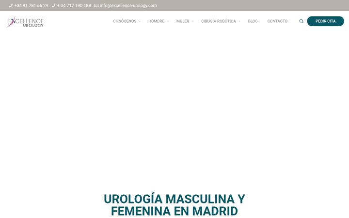 Screenshot of excellence-urology.com