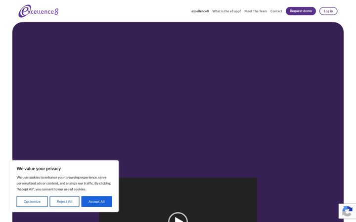 Screenshot of excellence8.co.uk