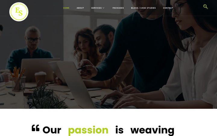 Screenshot of excellencesol.com