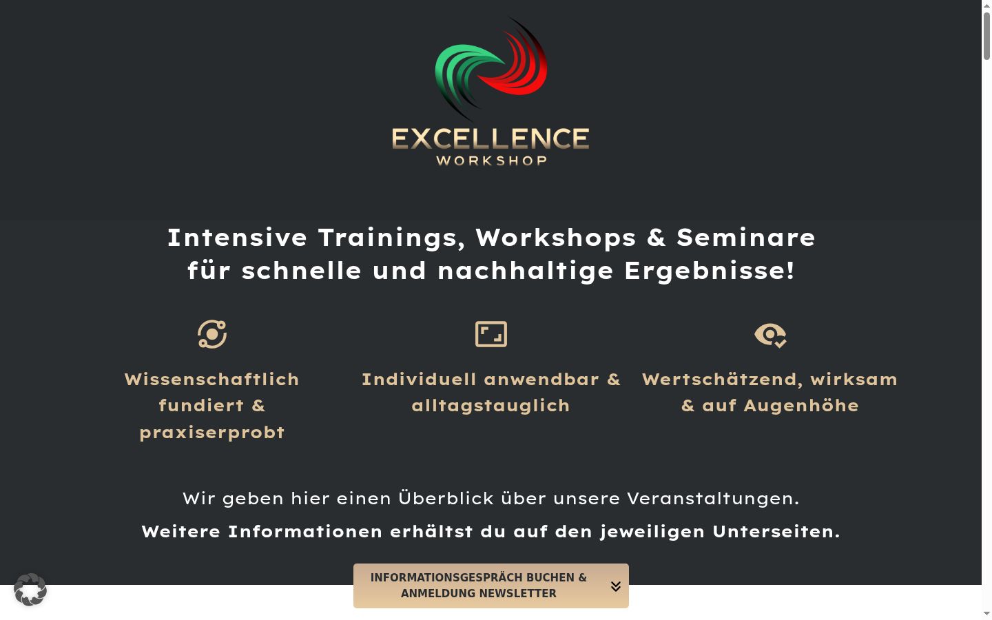 Screenshot des Einwilligungsbanners vor jeglicher Interaktion
