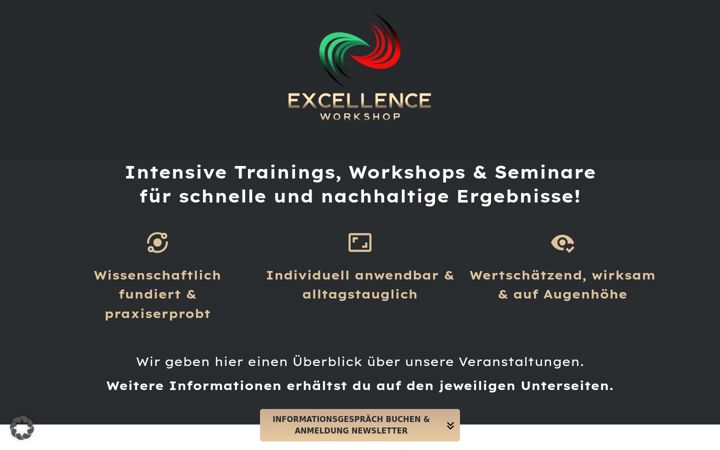 Screenshot of excellenceworkshop.de