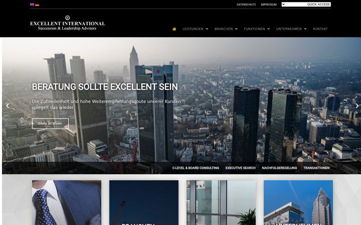 Screenshot of excellent-international.com