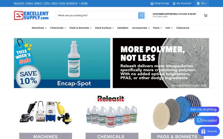 Screenshot of excellent-supply.com