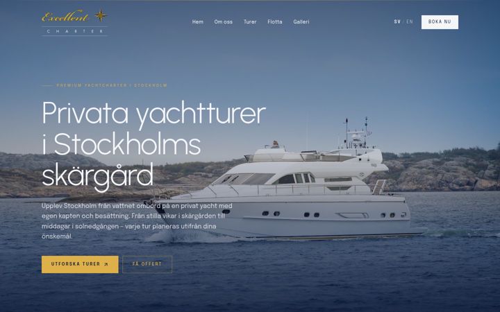 Screenshot of excellentcharter.se