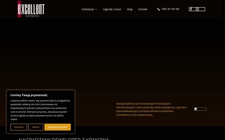 Screenshot of excellentdevelopment.pl