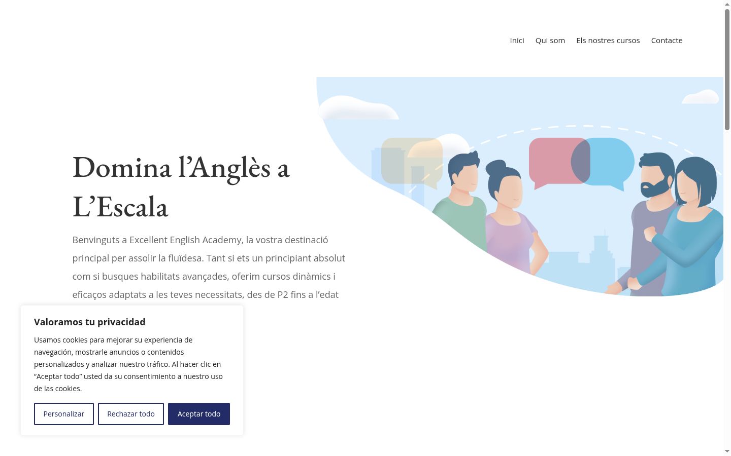 Captură de ecran a bannerului de consimțământ afișat înainte de orice interacțiune