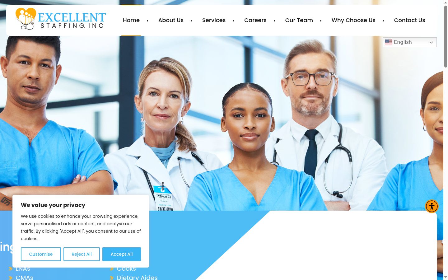 Screenshot tal-banner tal-kunsens muri qabel kwalunkwe interazzjoni