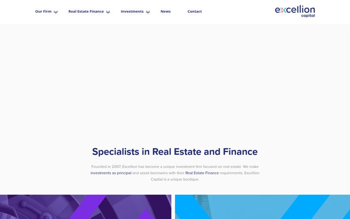 Screenshot of excellioncapital.com