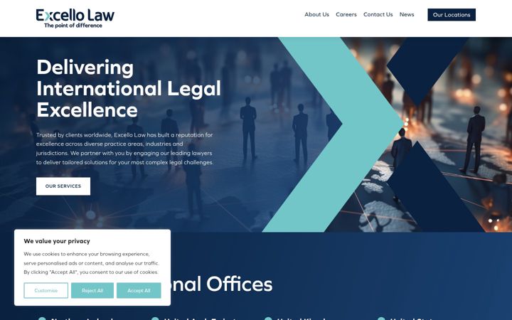 Screenshot of excellolaw.com