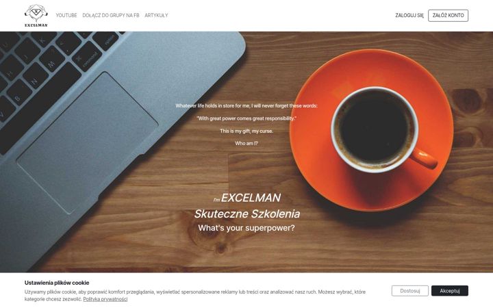 Screenshot of excelman.pl