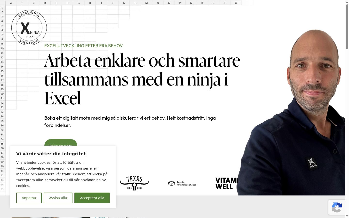 Screenshot tal-banner tal-kunsens muri qabel kwalunkwe interazzjoni