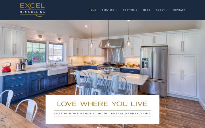 Screenshot of excelremodeling.com