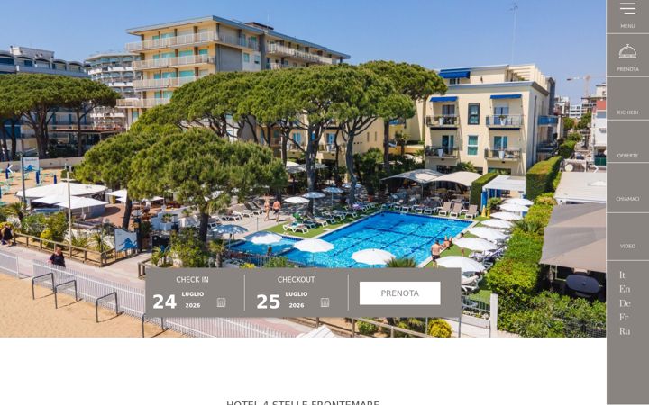 Screenshot of excelsior-jesolo.it