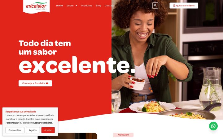 Screenshot di excelsior.com.br